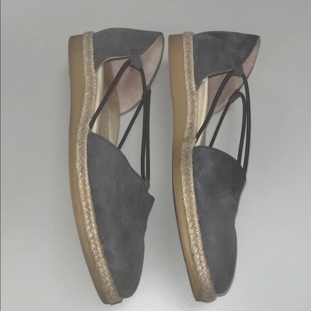Paul Green Dark Gray Espadrille Flats size 41/2 Euro sizing